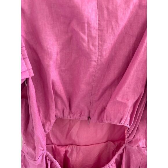 NWT Aureta Chloe Mini Dress in Pop Lilac, Medium $379 G8 - Picture 7 of 10